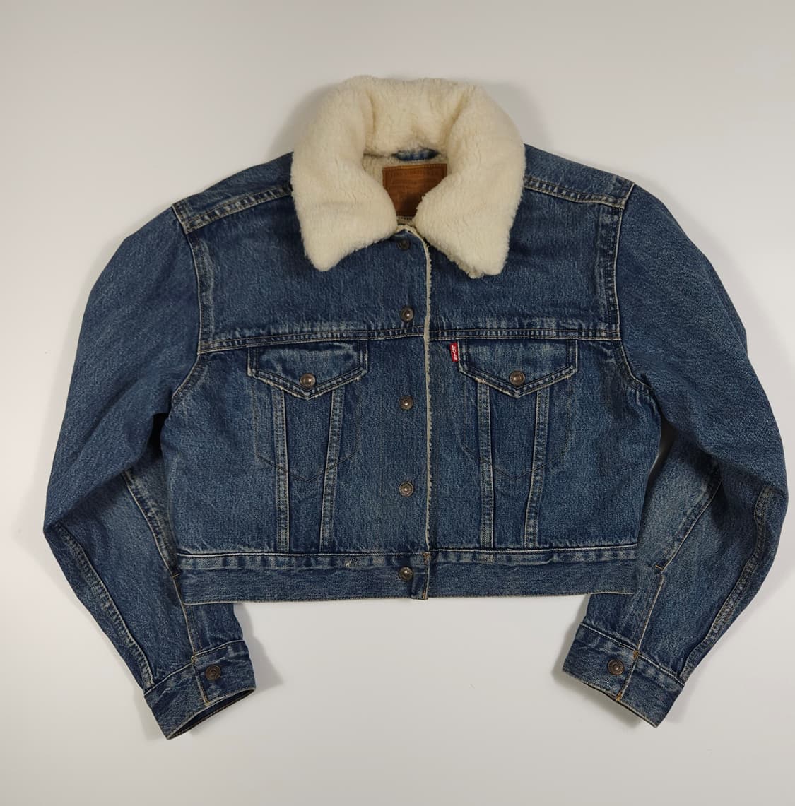 리바이스 크롭 쉐르파 데님 자켓 상품이미지1