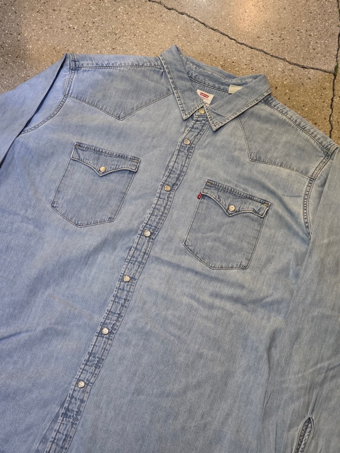 Levis 리바이스 연청긴팔셔츠 상품이미지1