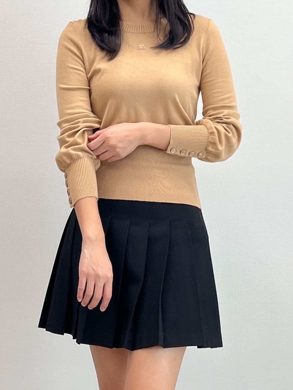 courreges / 꾸레쥬 베이지 니트  상품이미지9