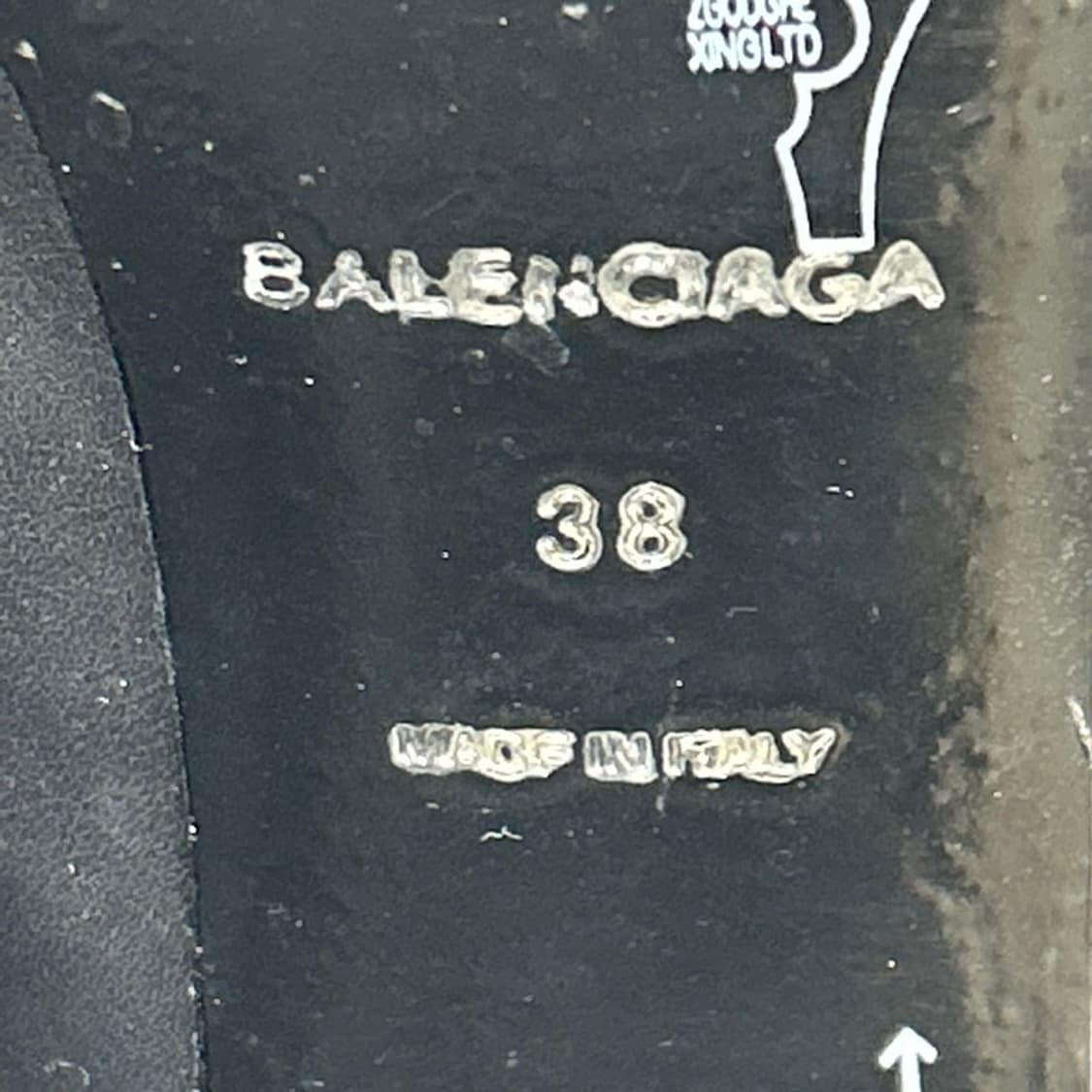 발렌시아가 BB 스퀘어 토 앵클 레더 부츠 38 상품이미지7