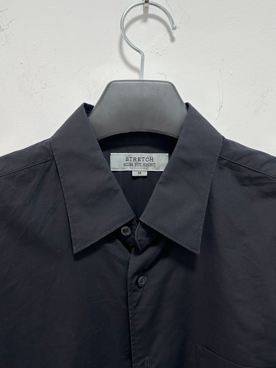 JPN stretch black shirts 상품이미지5
