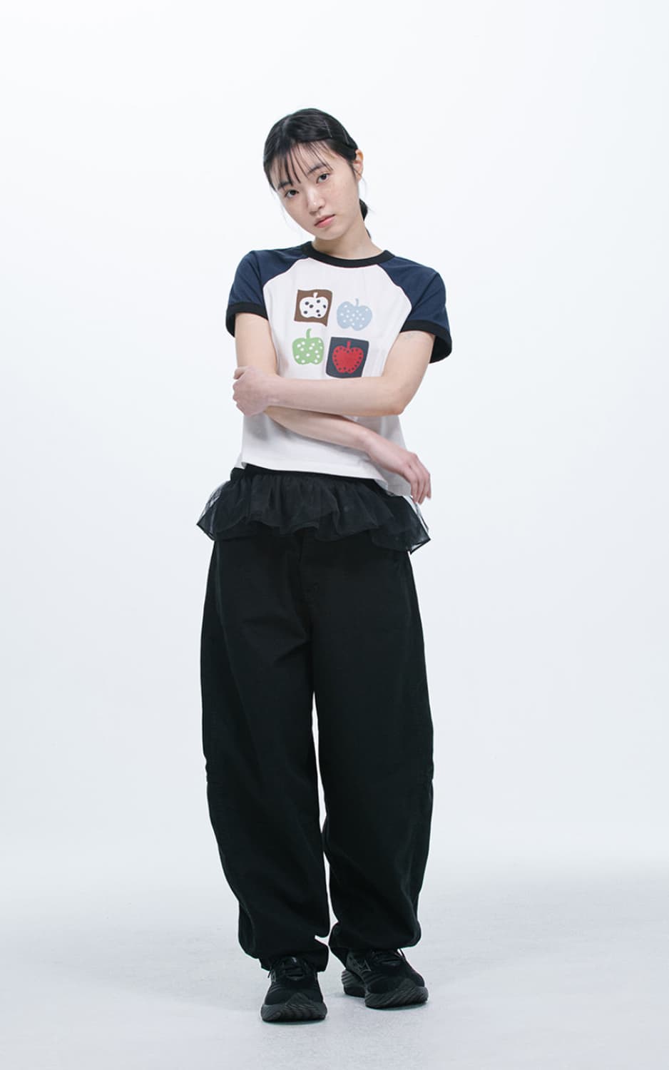 오헤시오 애플 레글런 티셔츠 판매합니다! 상품이미지1