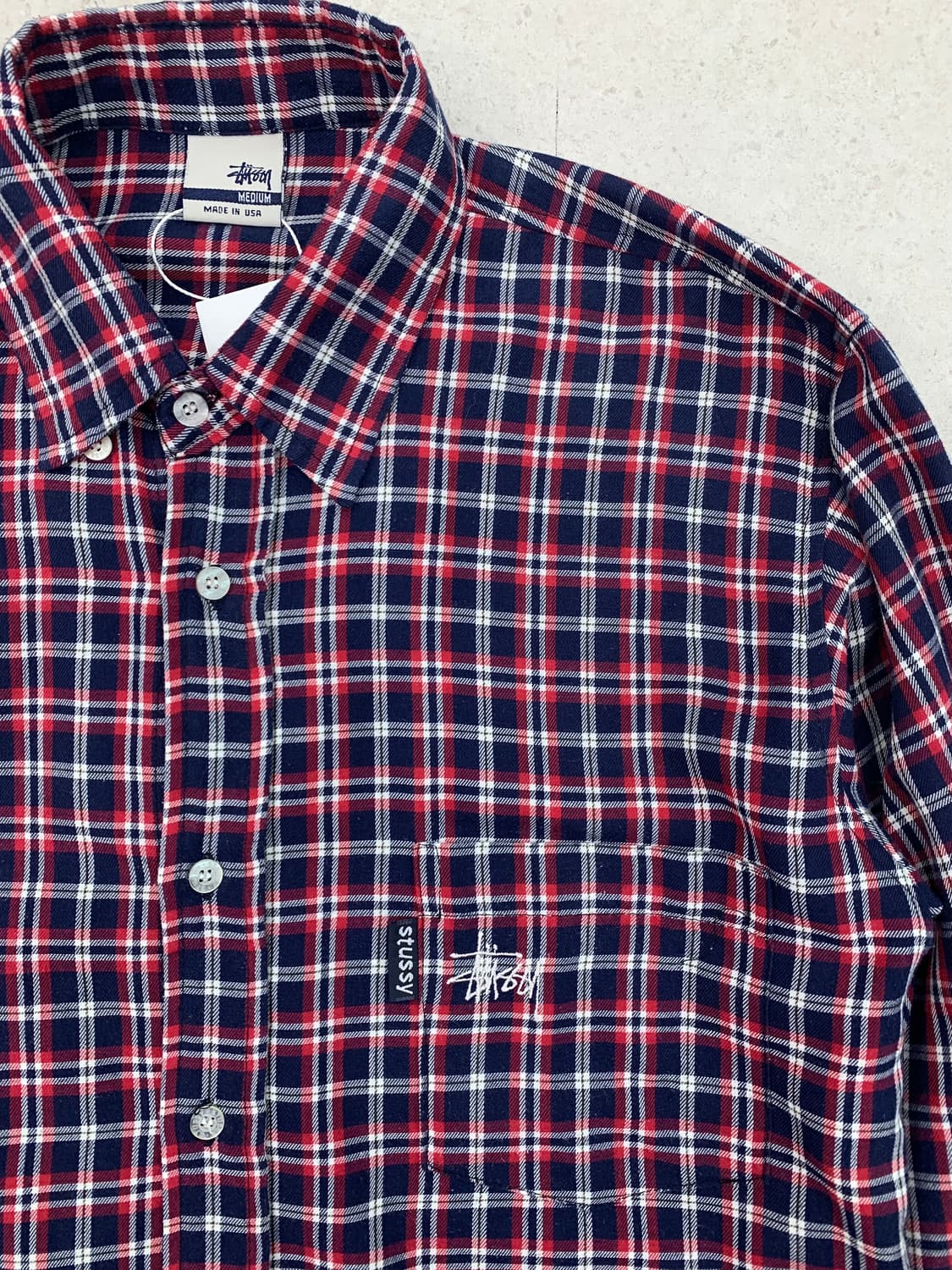 Stussy 90s 올드 스투시 플란넬 셔츠 상품이미지2
