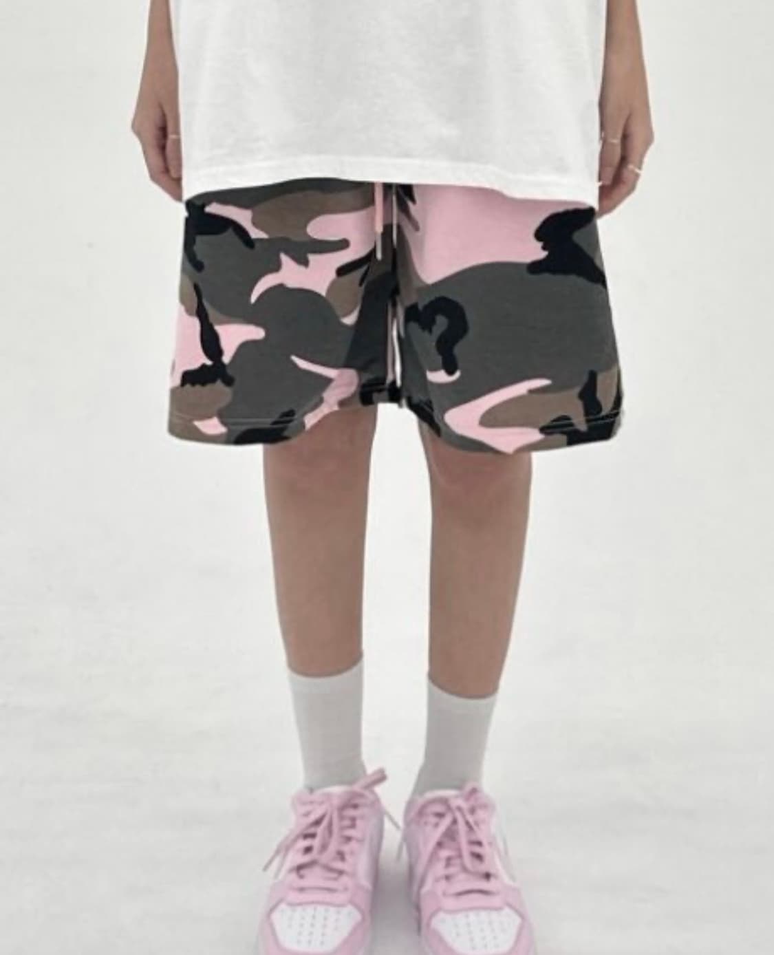프루티퍼커리 핑크 카모 버뮤다 팬츠 상품이미지2