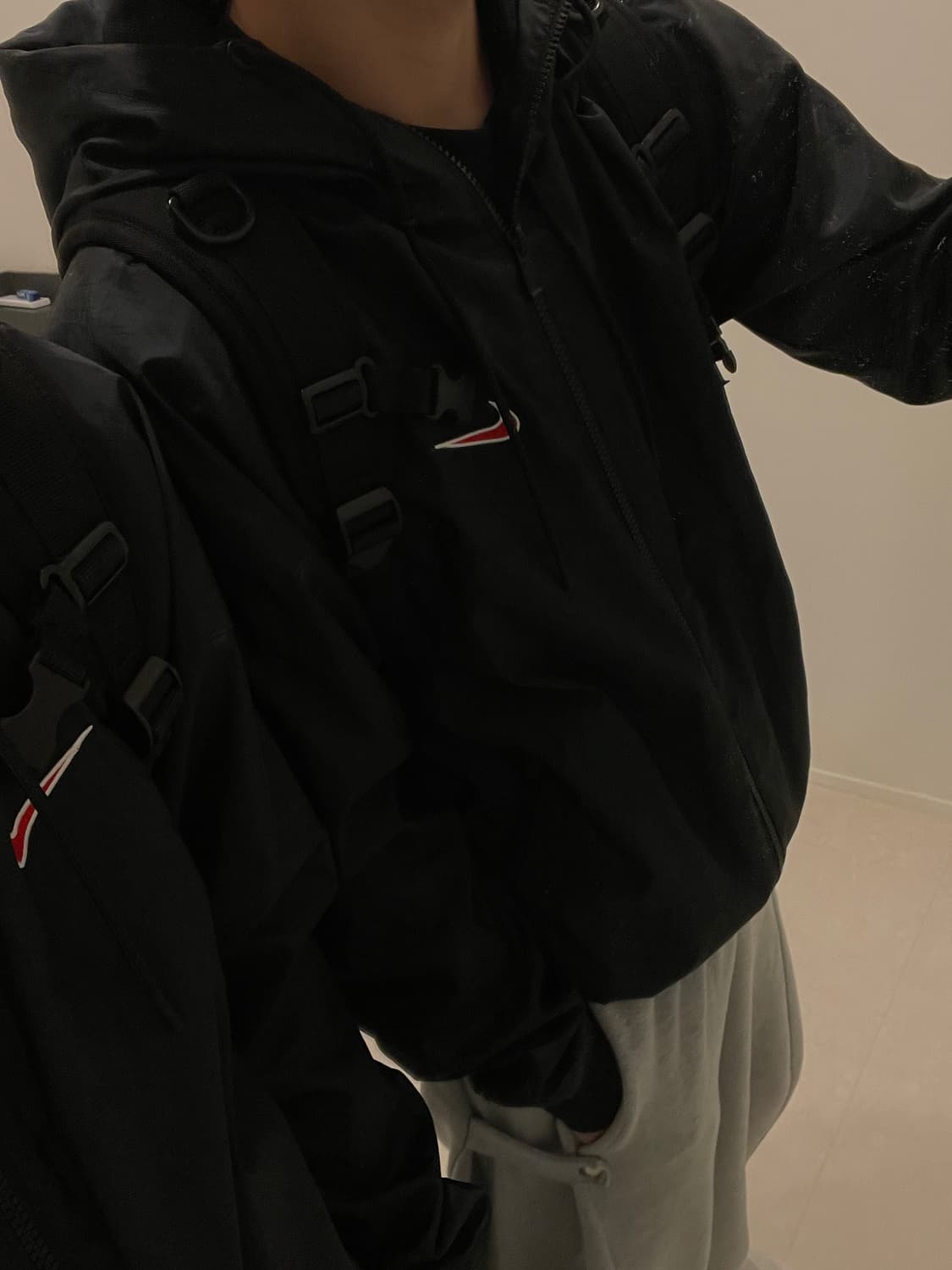 (M)나이키 윈드러너 블랙 자켓 바람막이 상품이미지3