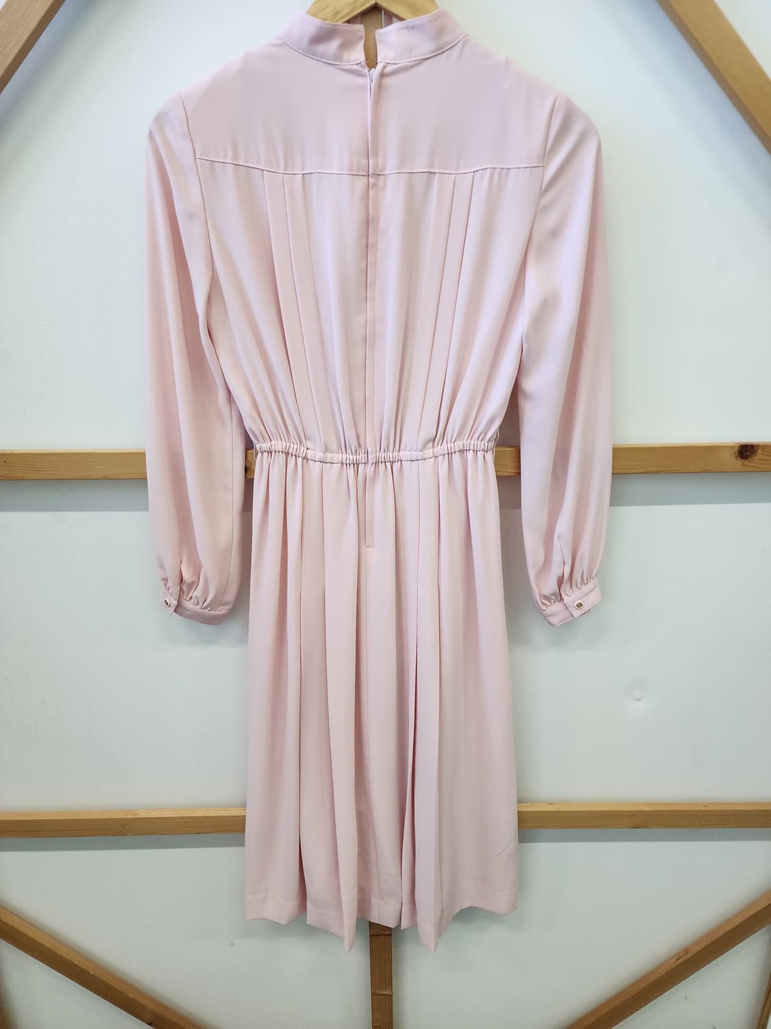 일본빈티지 파스텔 핑크 원피스 상품이미지2