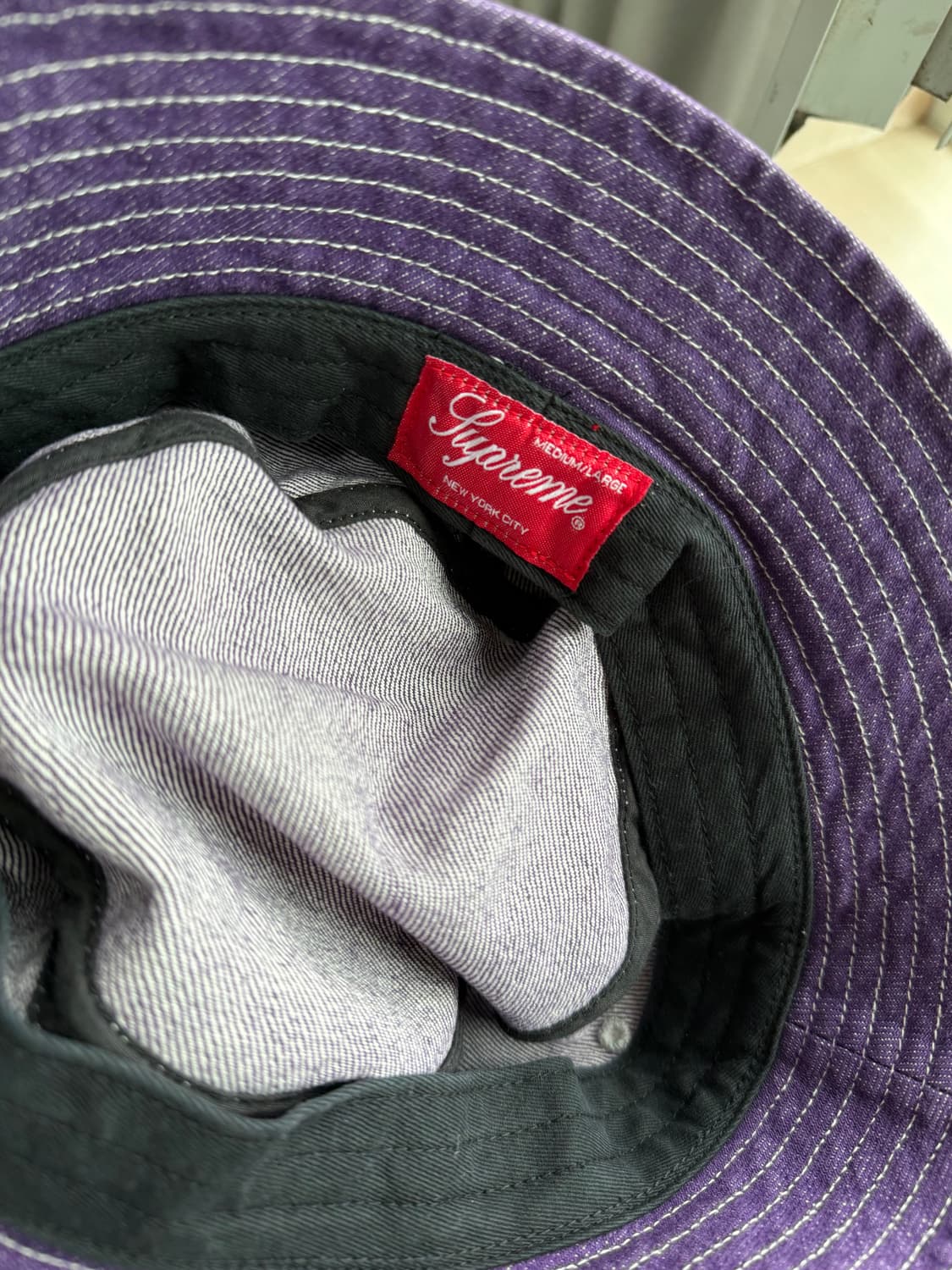 슈프림 데님 크러셔 버킷햇 상품이미지2