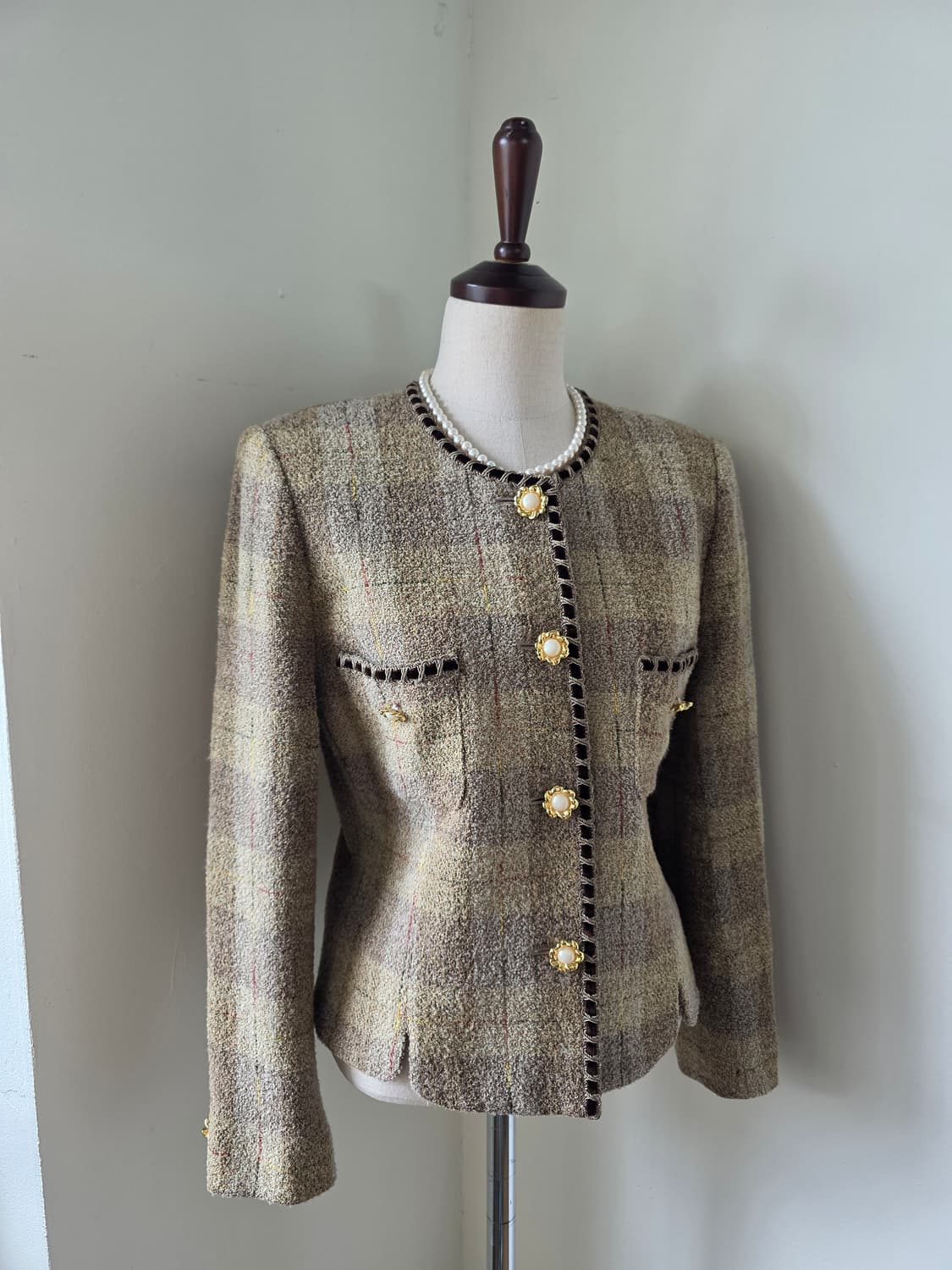 부클 트위드 자켓  상품이미지3