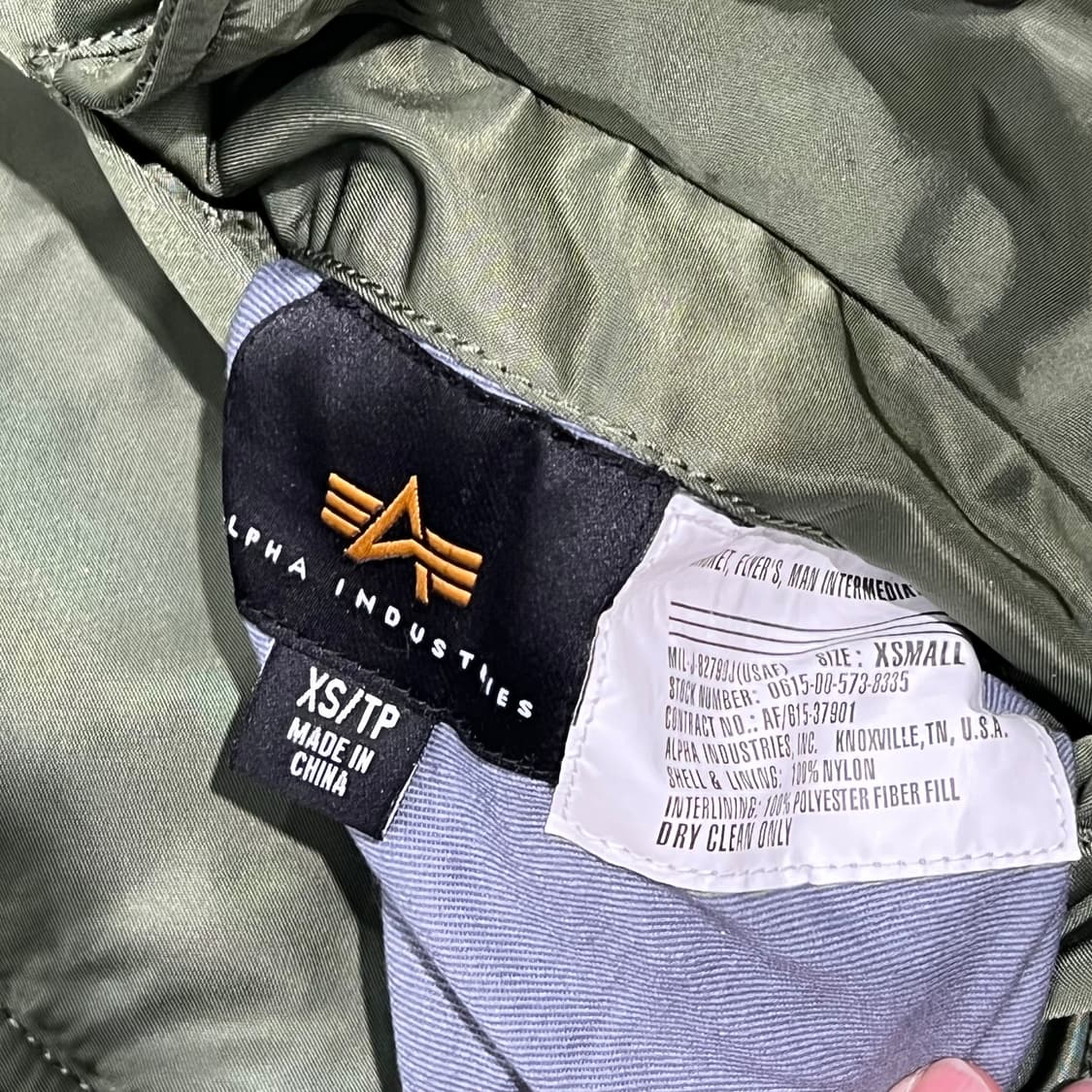 알파인더스트리 ma-1 항공점퍼 s09822 상품이미지9