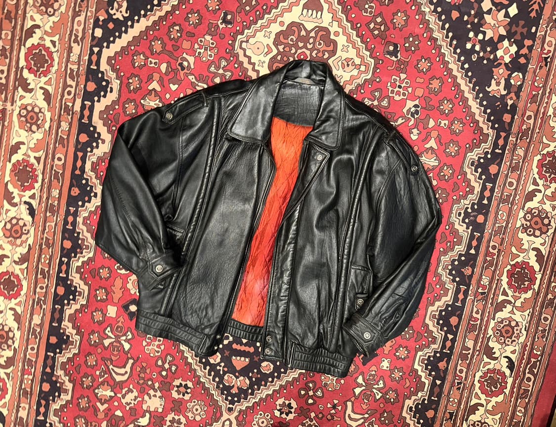 ( XL-2X) 가죽자켓 봄버자켓 레더자켓 워크웨어 아메카지 봄바자켓 상품이미지1