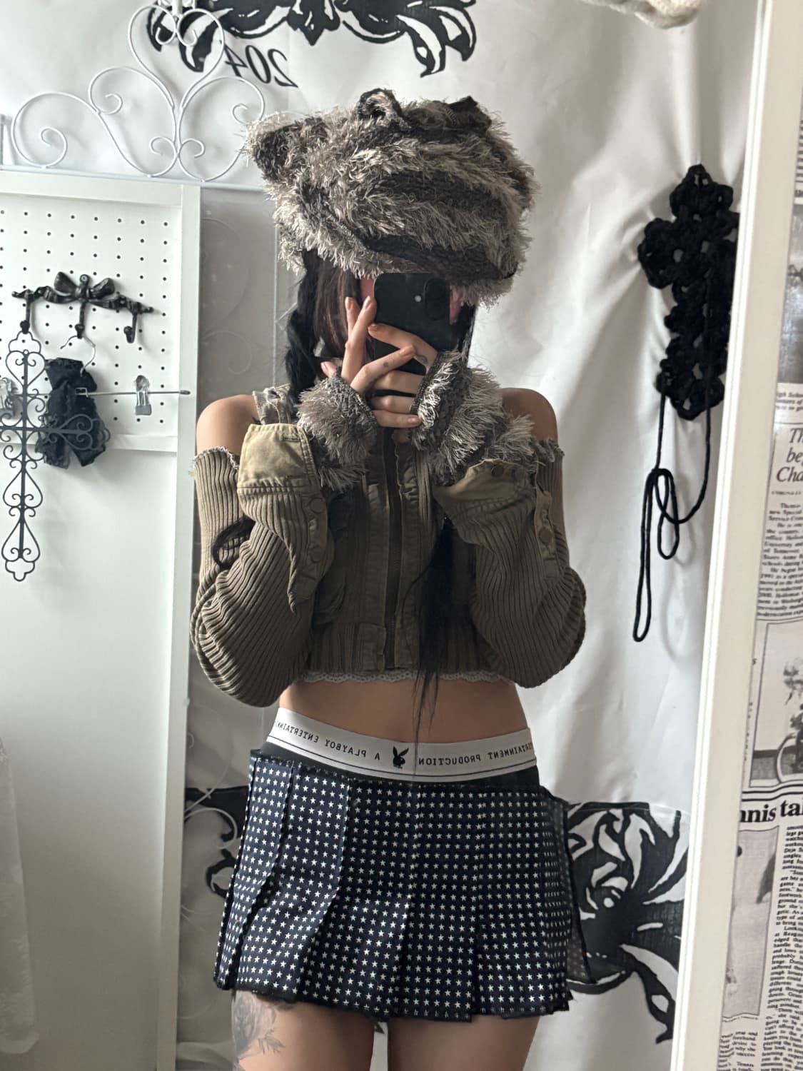 • Striped Cat Hat 상품이미지3