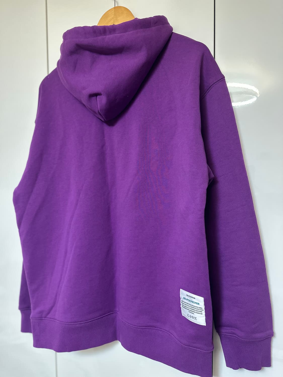RE:POSITION 퍼플 로고 후드티 상품이미지4