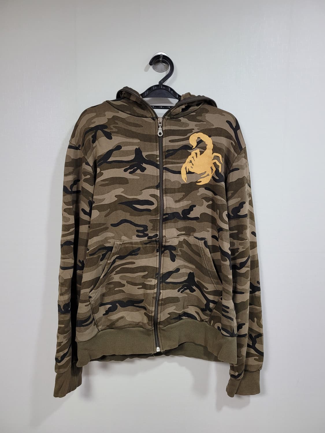 N.hoolywood의 카모 후드집업 상품이미지1