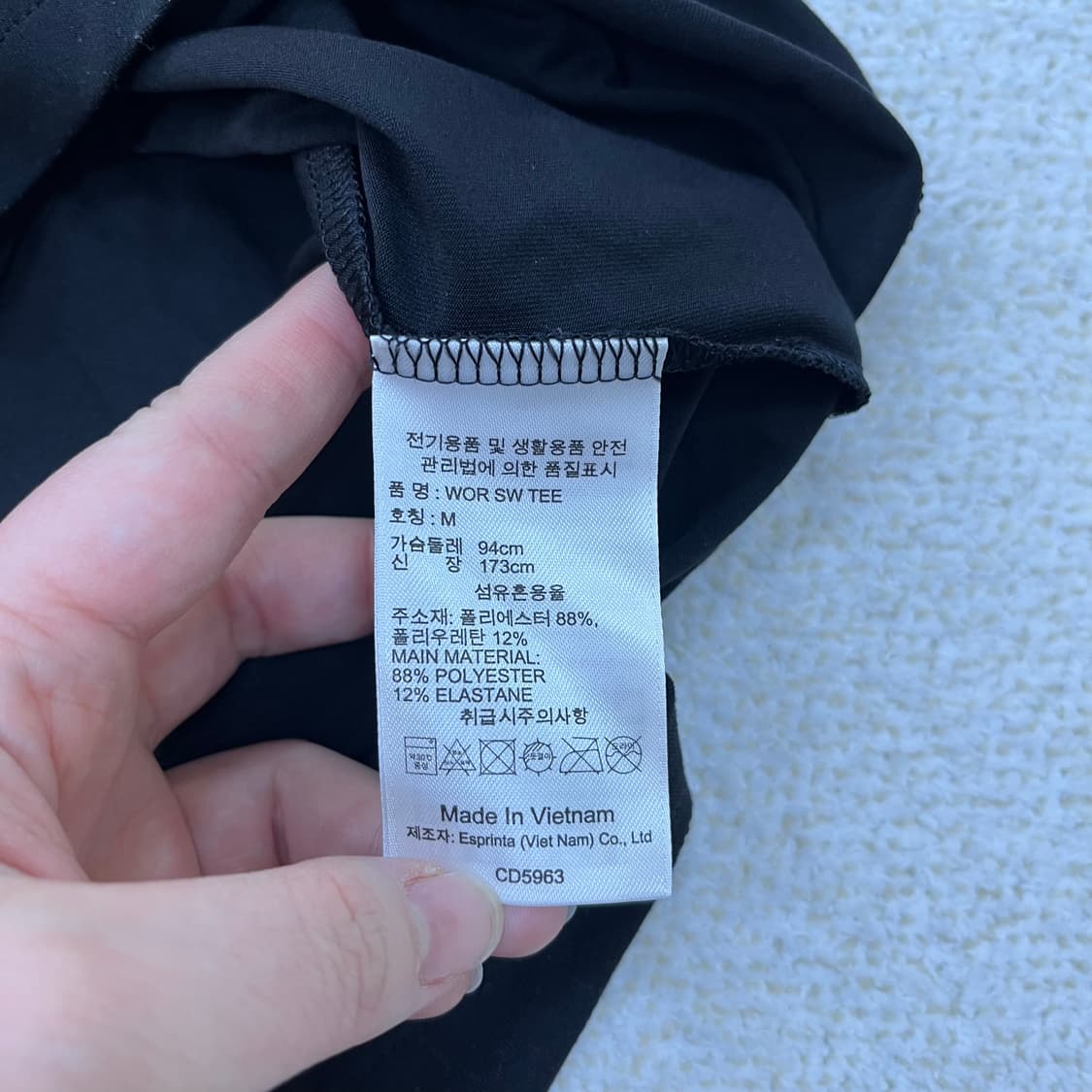 M 리복 여성 기능성 반팔 티셔츠 0303M 상품이미지3