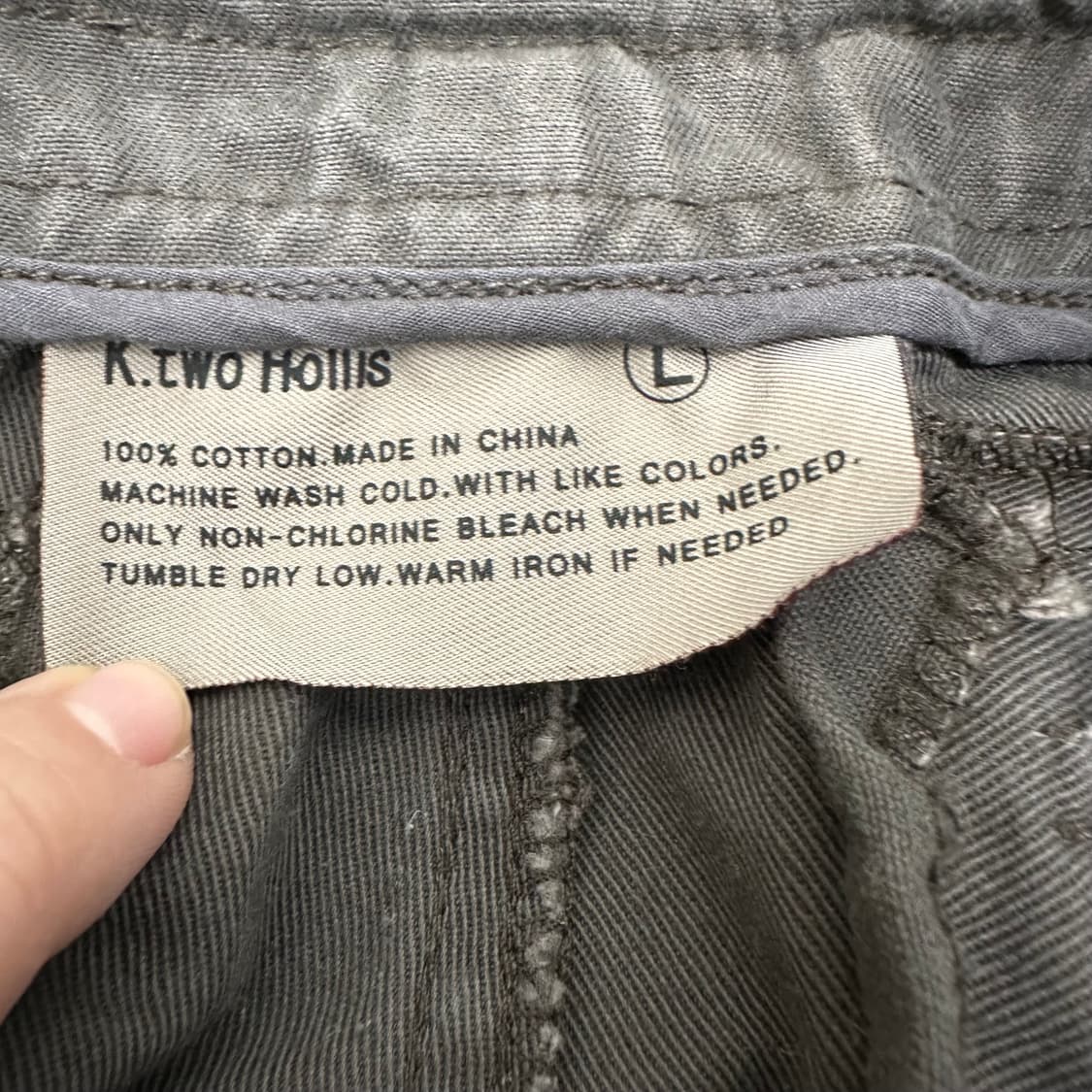 K.TWO Hollis 멀티포켓 와이드 카고 팬츠 바지 L 상품이미지5