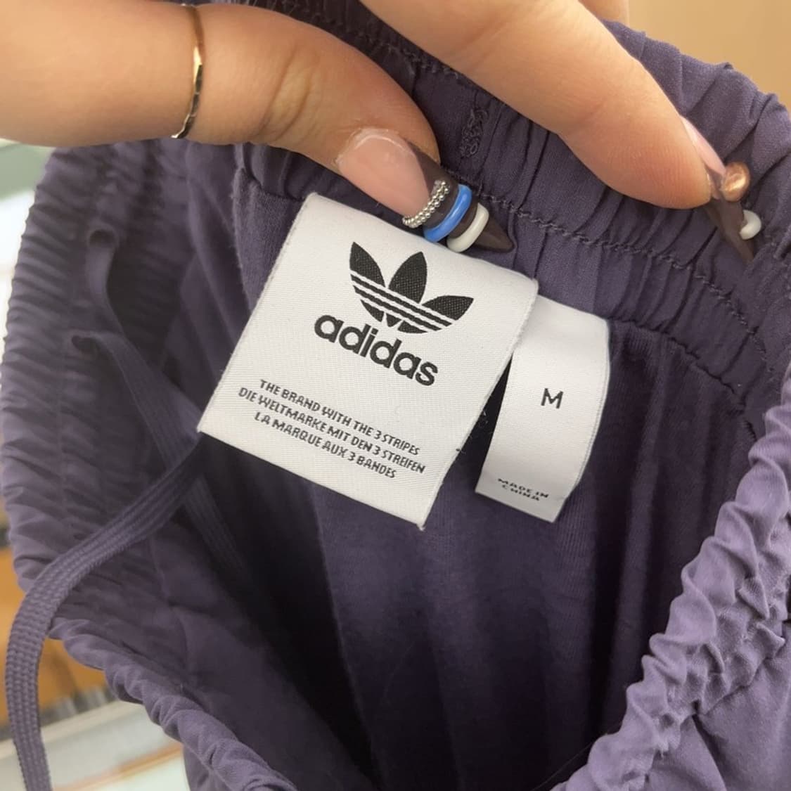 아디다스 올드스쿨 Y2K 파스텔 딥퍼플 트랙팬츠 M C07877 상품이미지6