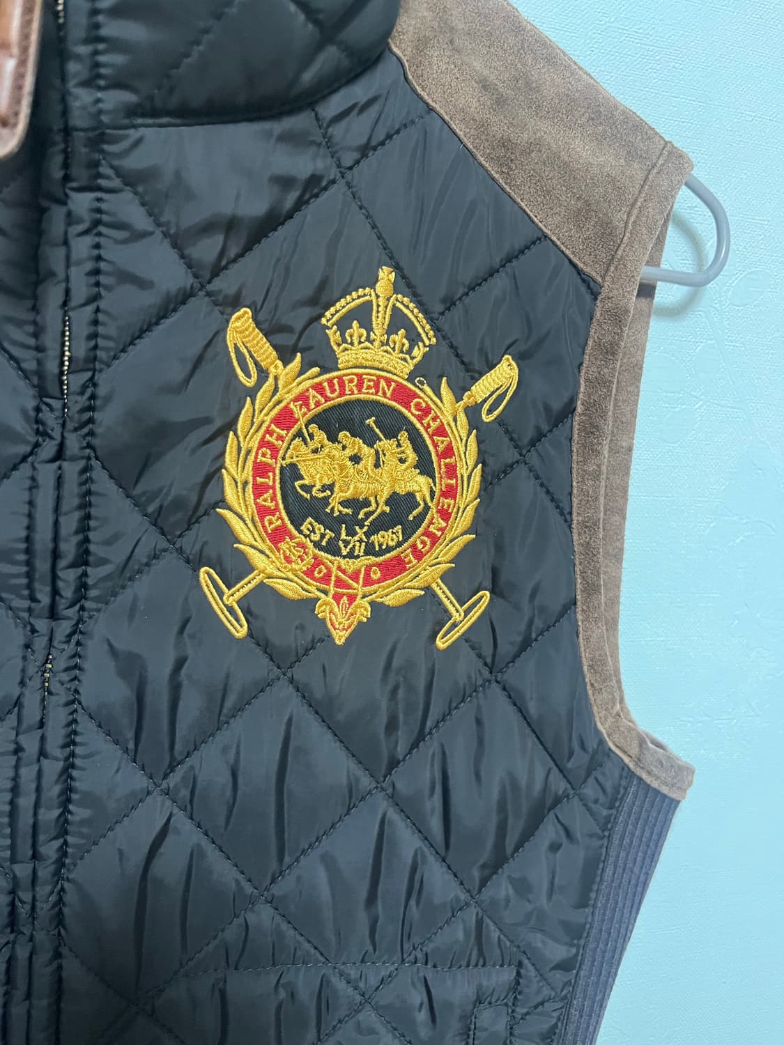 랄프로렌 퀼팅 조끼 블랙 상품이미지2