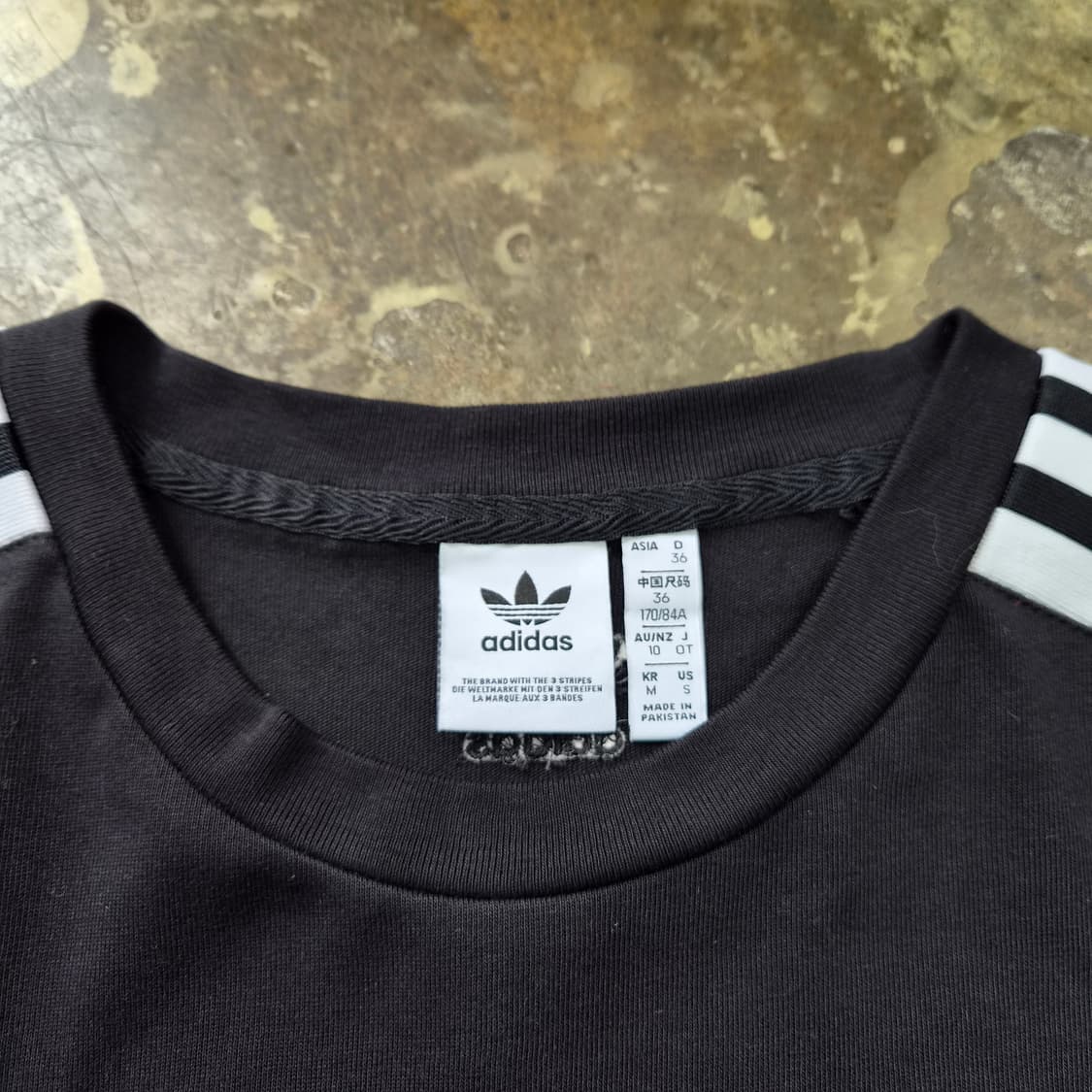 M) 아디다스 트레포일 로고 반팔 티셔츠 반팔티 상품이미지4