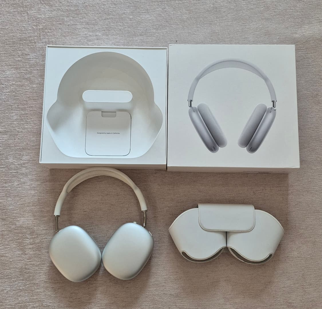 애플 에어팟 맥스 실버 풀박스 (sss급 상품이미지1
