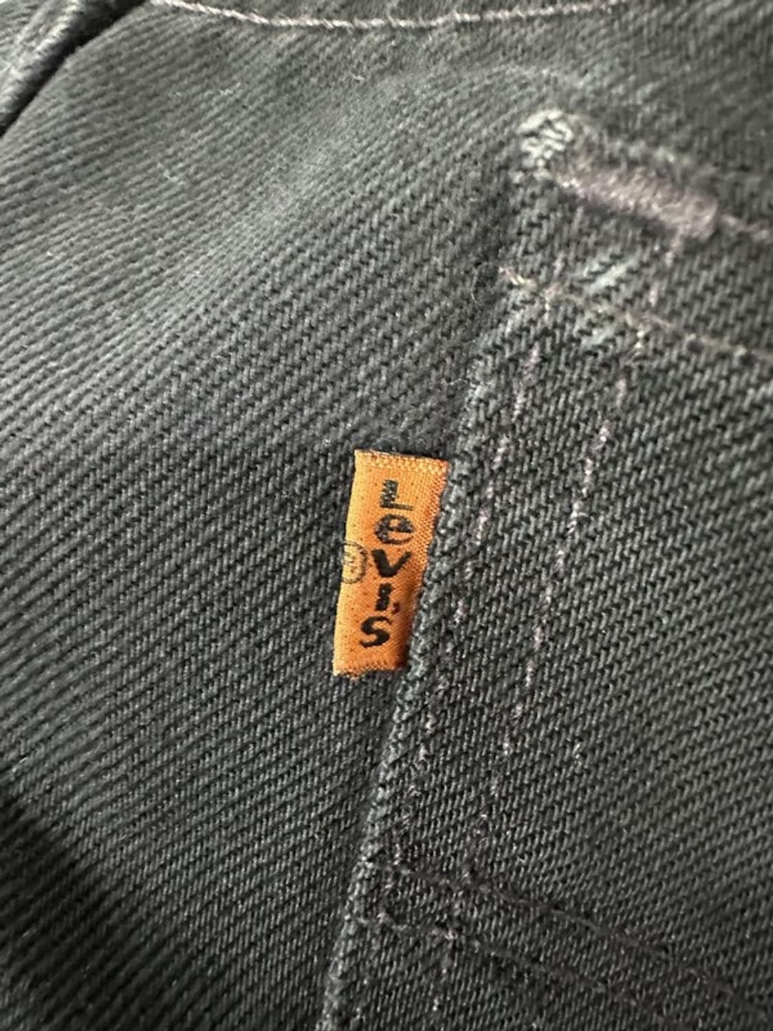 [W42L32] LEVI'S 리바이스615 90s 흑청 빈티지오렌지탭 상품이미지3