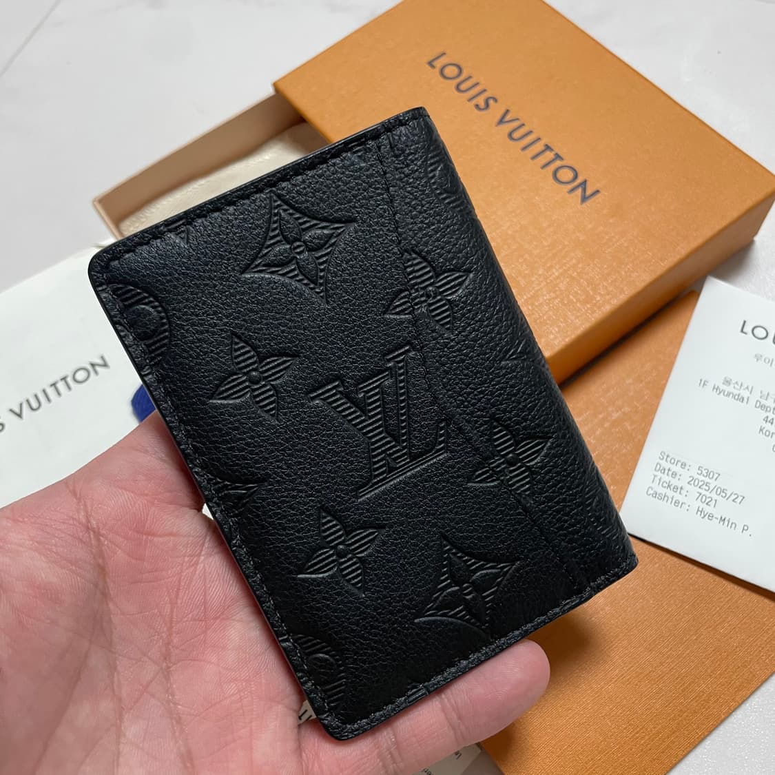 25SS 루이비통 모노그램 오거나이저 영수증 풀박스 상품이미지3