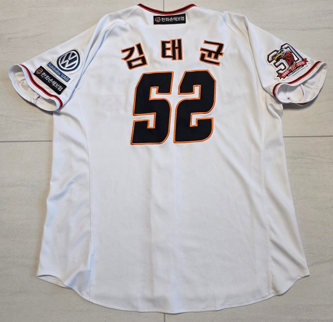 한화이글스 미즈노 김태균 30주년  유니폼105 상품이미지3