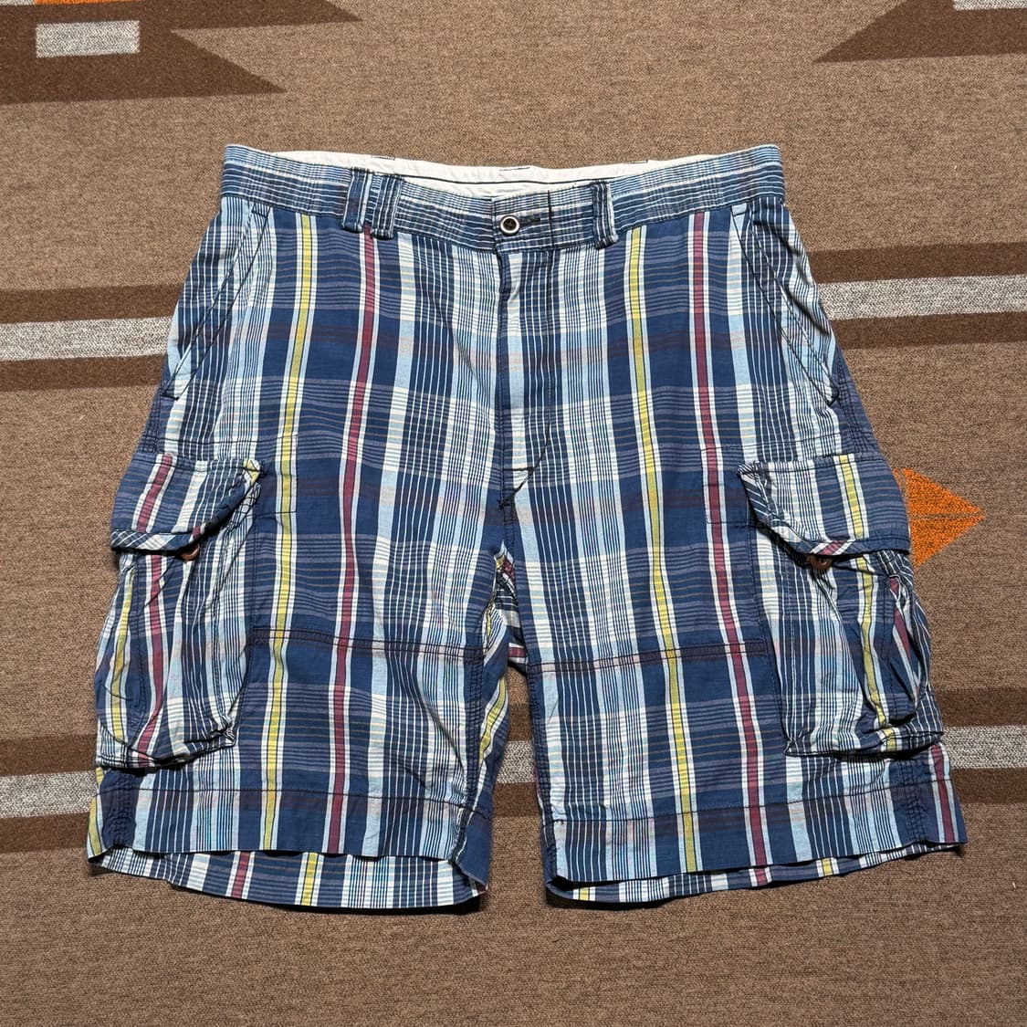 폴로랄프로렌 마드라스 체크 카고 쇼츠 반바지 36 상품이미지1