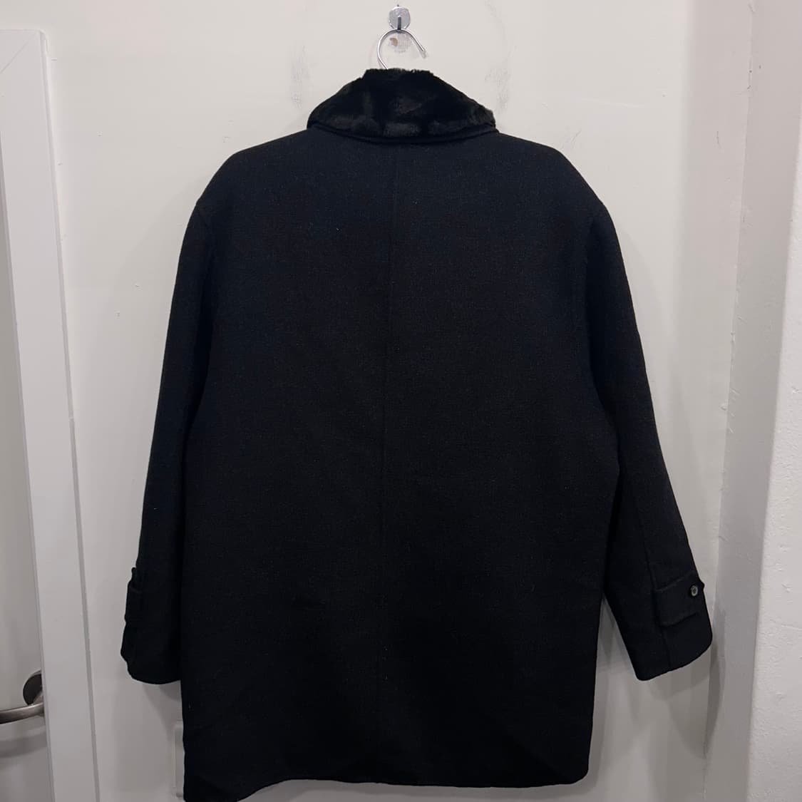 트레디 핸드메이드 퀼팅 이너 밍크카라 울 하프코트 상품이미지6