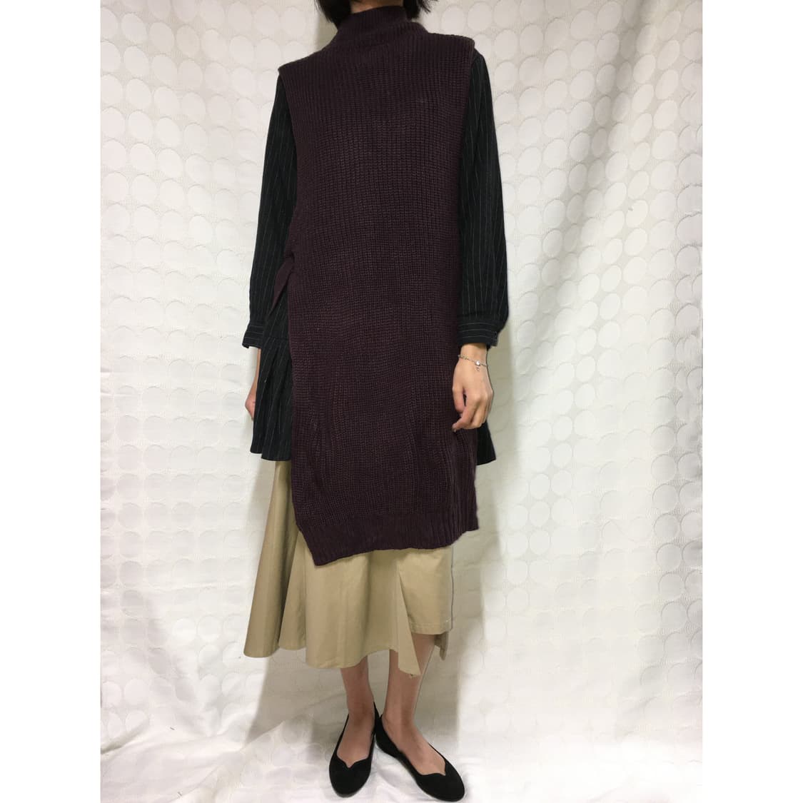 vintage 니트 베스트 상품이미지2