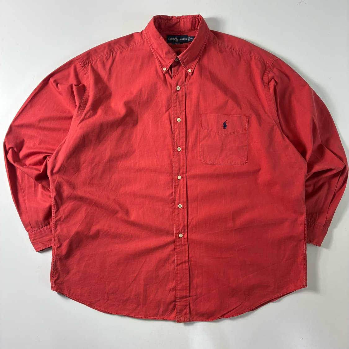 Polo  폴로 랄프로렌 자수 블레이크 코튼 핑크 빅셔츠  상품이미지1