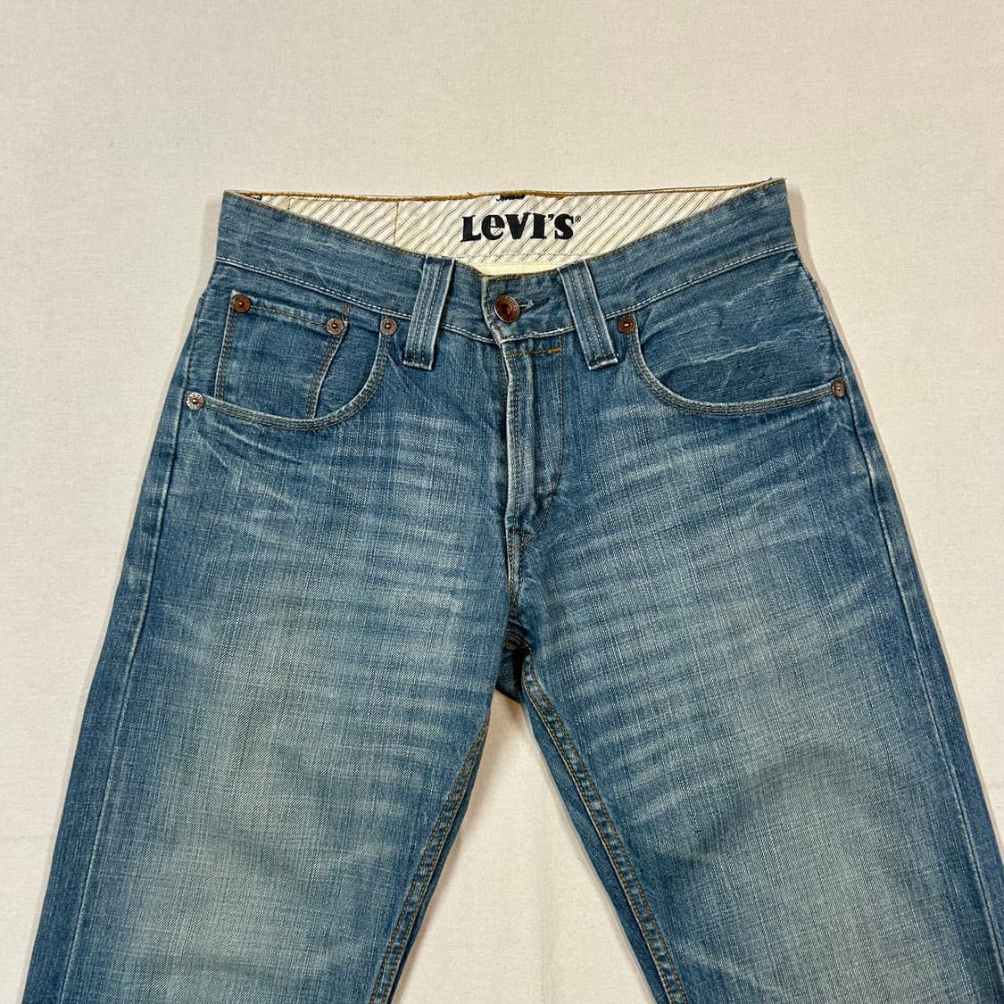 30inch) 리바이스 701 슬림 스트레이트 데님 청바지 상품이미지6