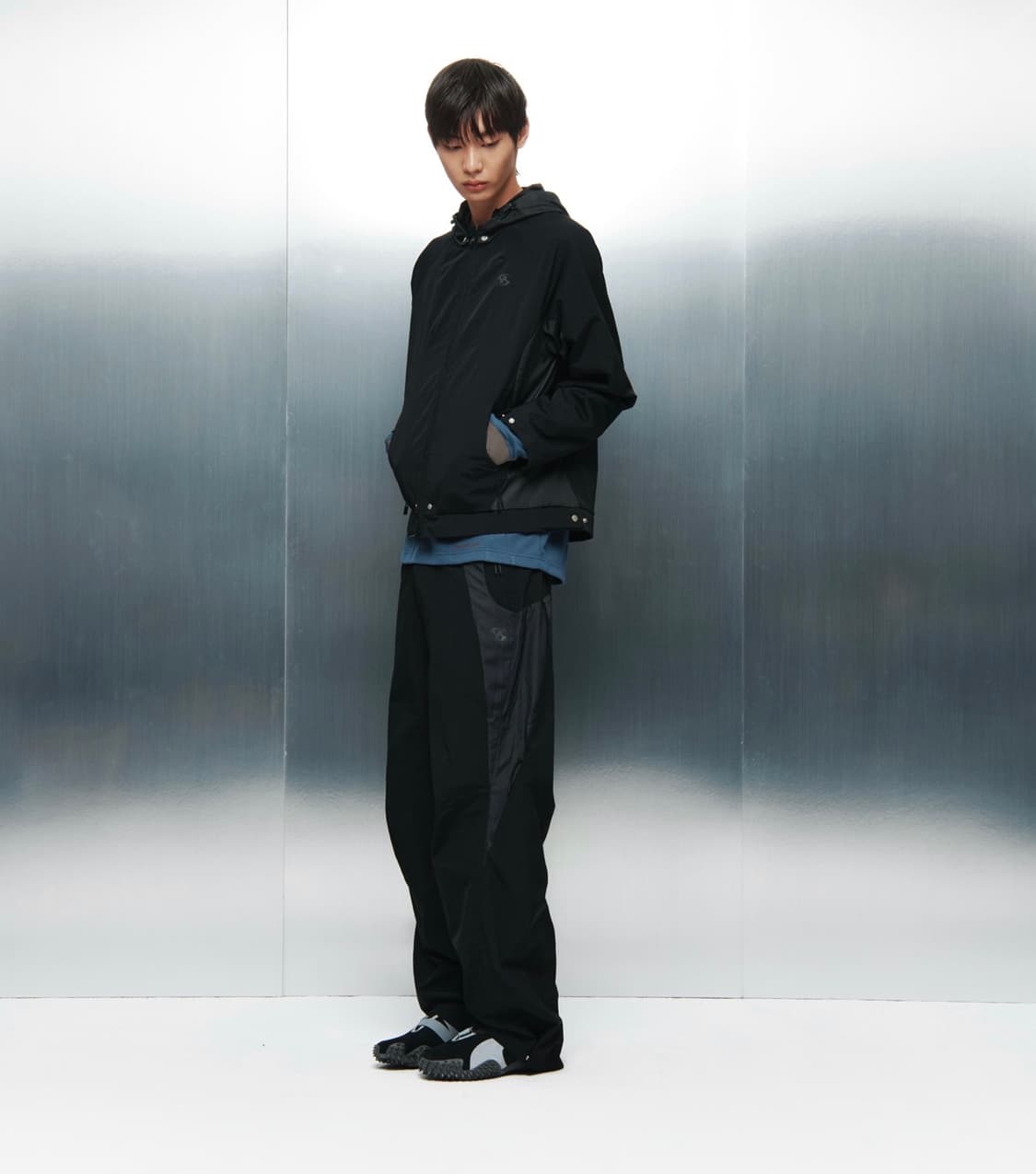 산산기어 콘트라스트 팬츠 [BLACK] 상품이미지2