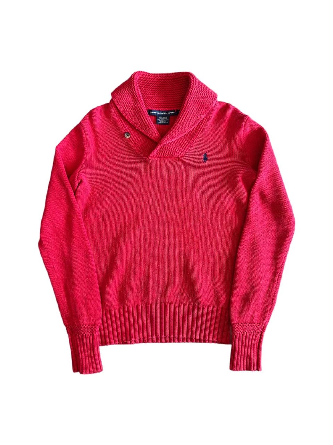 폴로 랄프로렌 숄카라 코튼 스웨터 상품이미지1