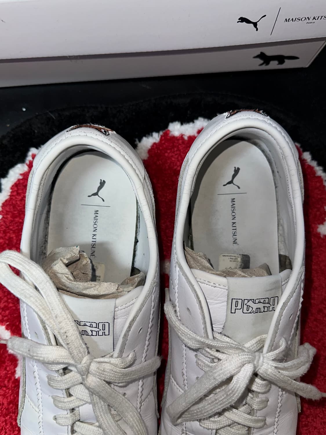 푸마 X 메종 키츠네 로마 화이트 280 상품이미지6