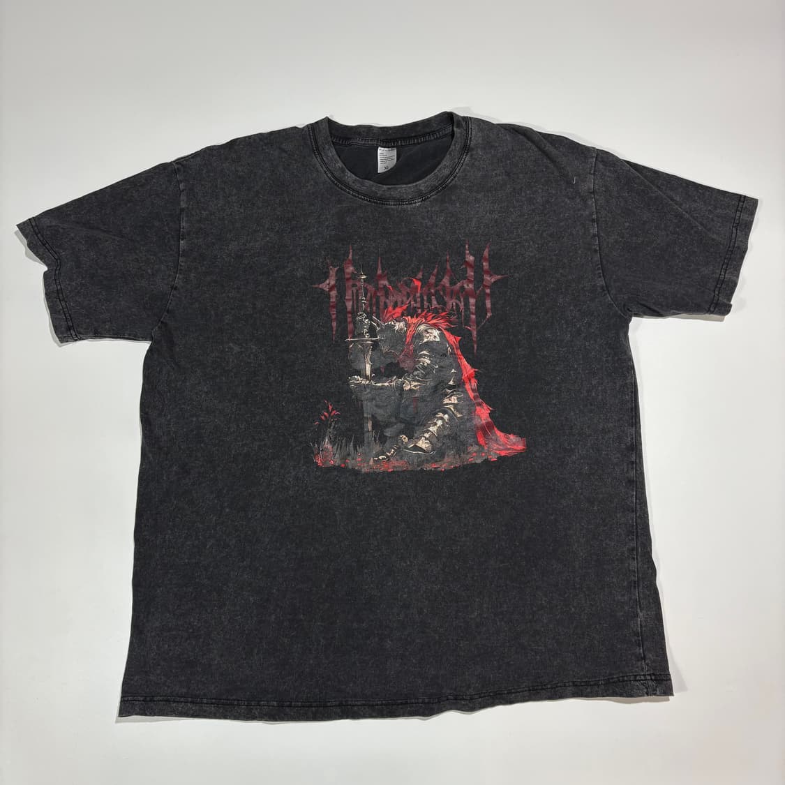 빈티지 다크워시 그래픽 반팔 티셔츠 상품이미지1