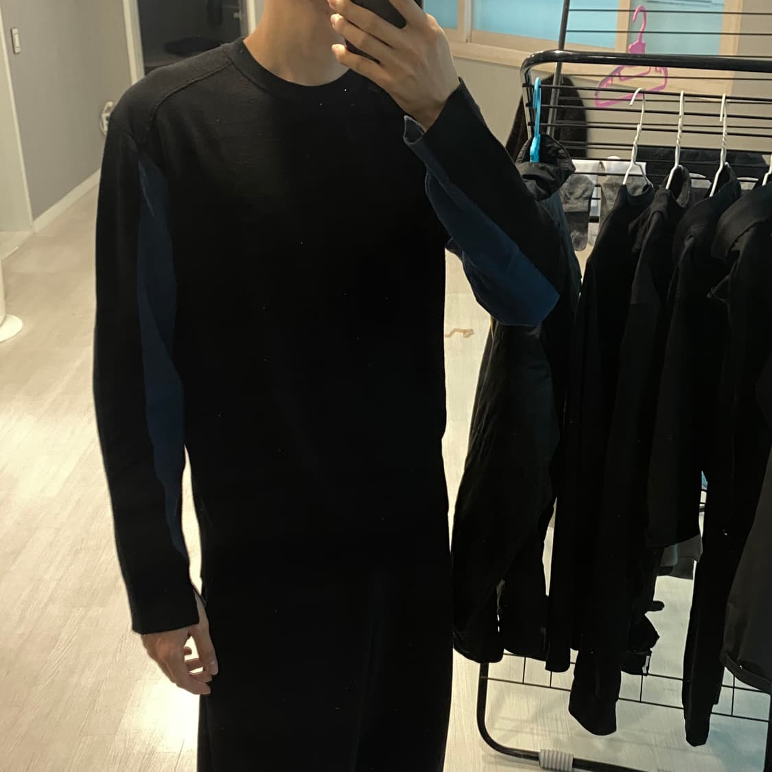 시스템옴므 니트 블랙 100(100) 상품이미지1