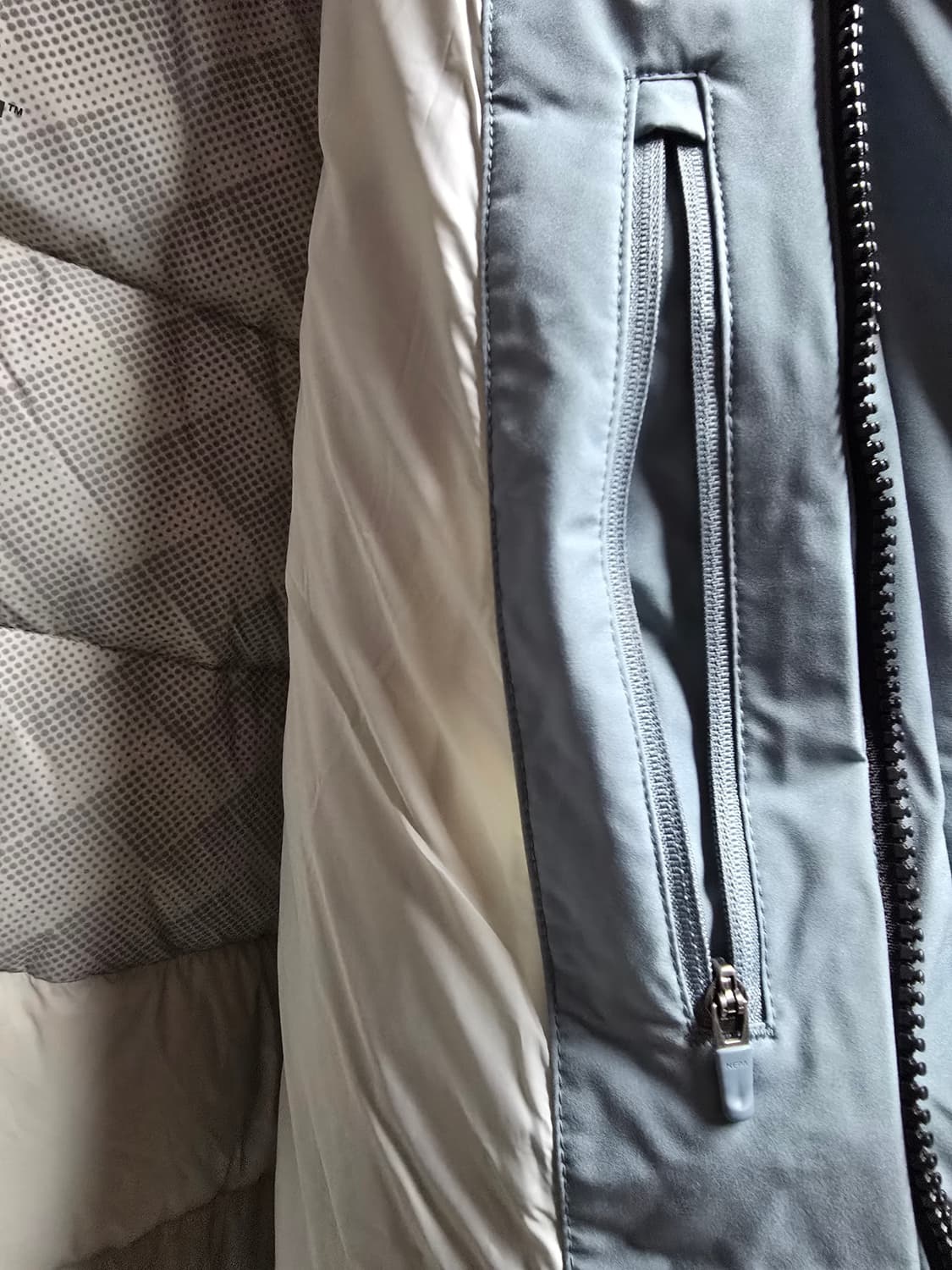 네파 구스다운 에어그램 롱 패딩 자켓 100(여유핏) 공용 상품이미지9