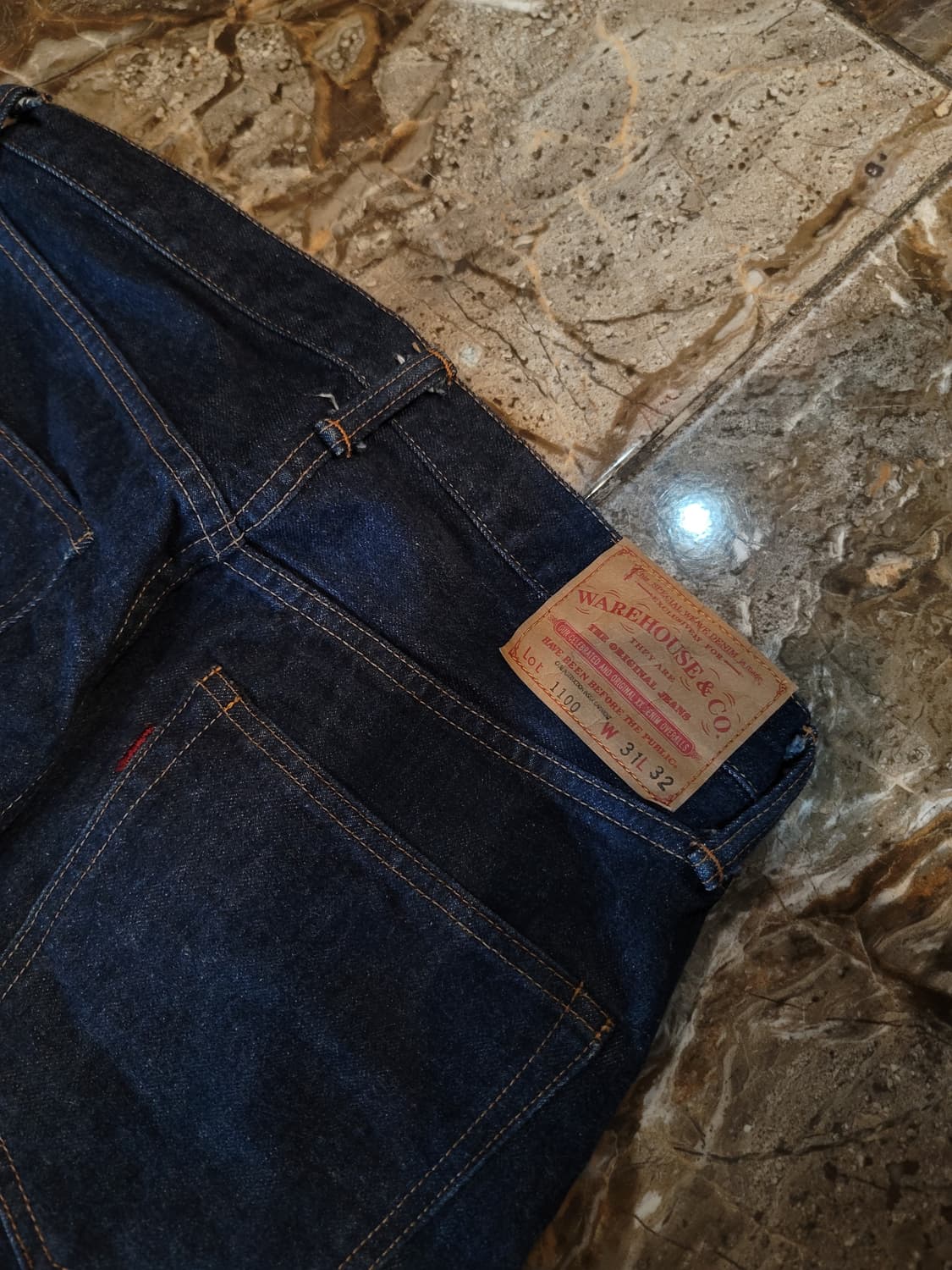 웨어하우스 1100 생지 셀비지 데님팬츠 상품이미지3