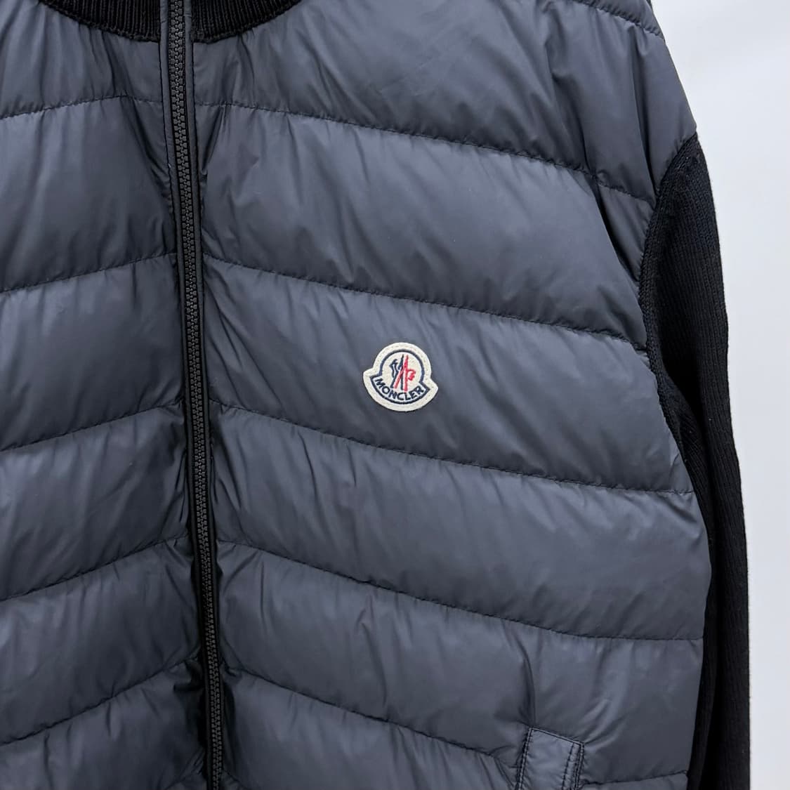 [S+급/4XL] 몽클레어 트리콧 니트패딩 블랙 상품이미지2