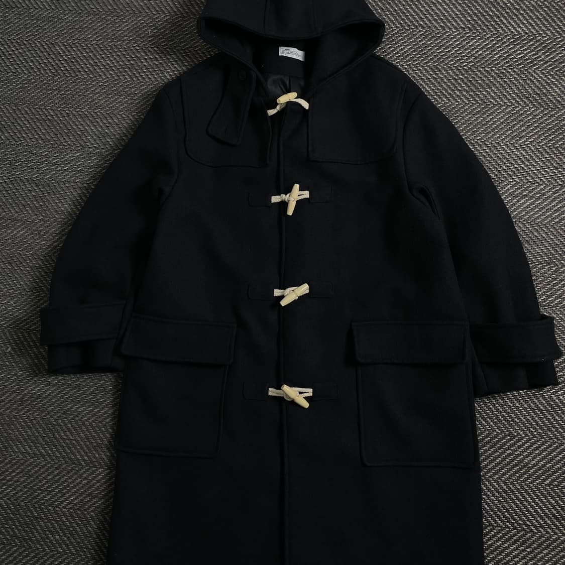 파르티멘토 미니멀 오버핏 더플 후드 롱코트y 4143 상품이미지2