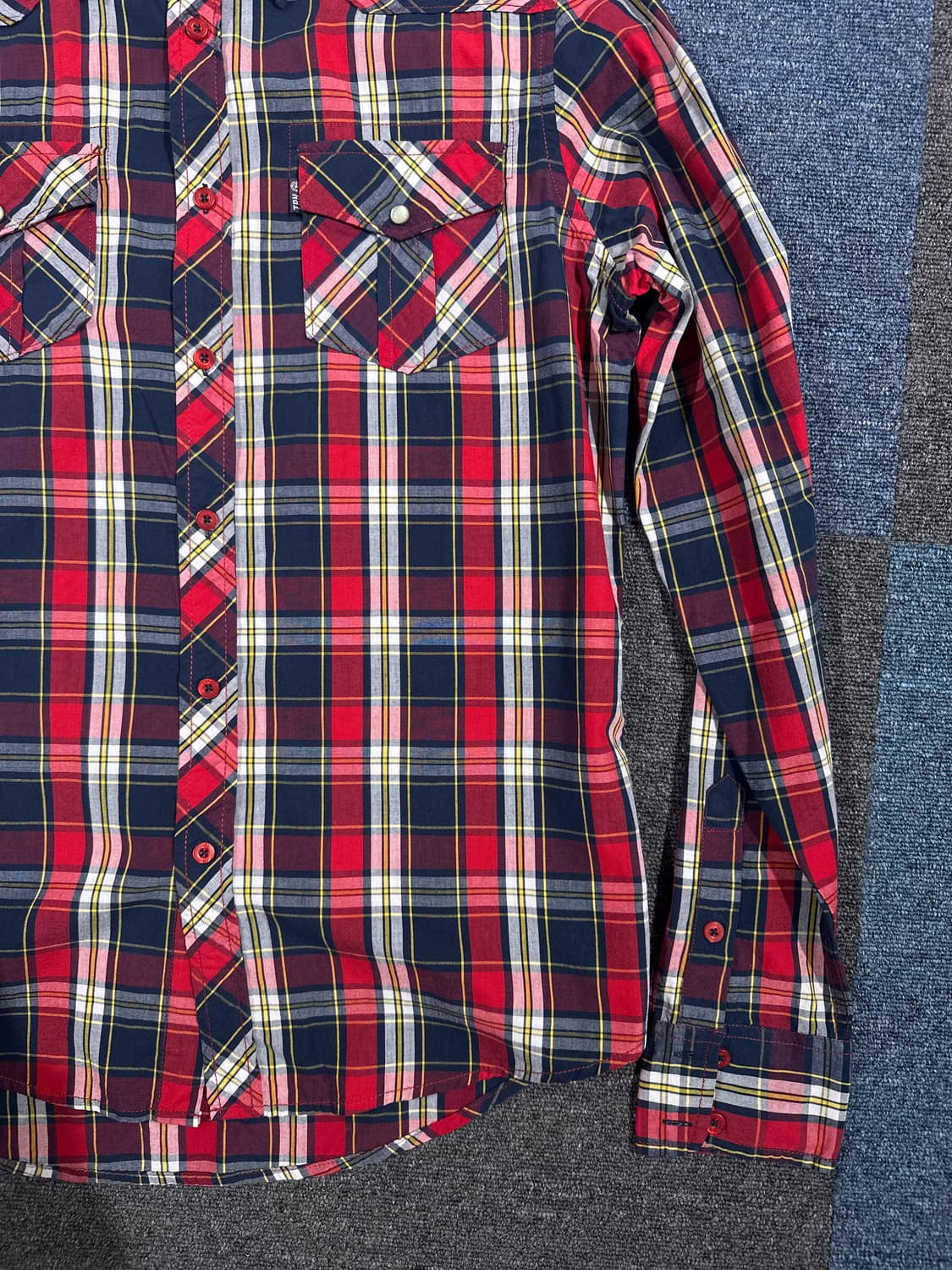 Terranova 체크 남방 L 상품이미지5