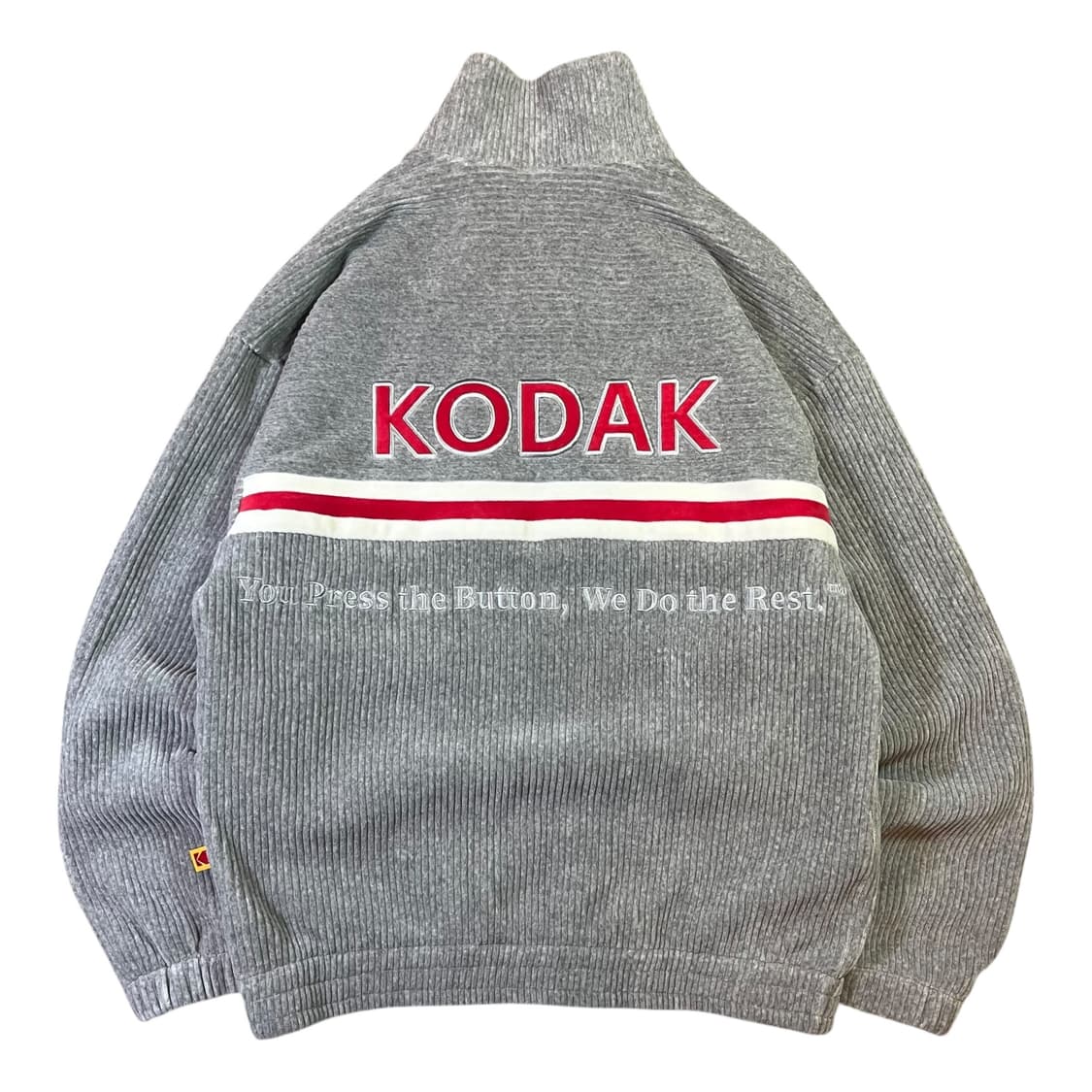 코닥 빅로고 코듀로이 집업 자켓 상품이미지1