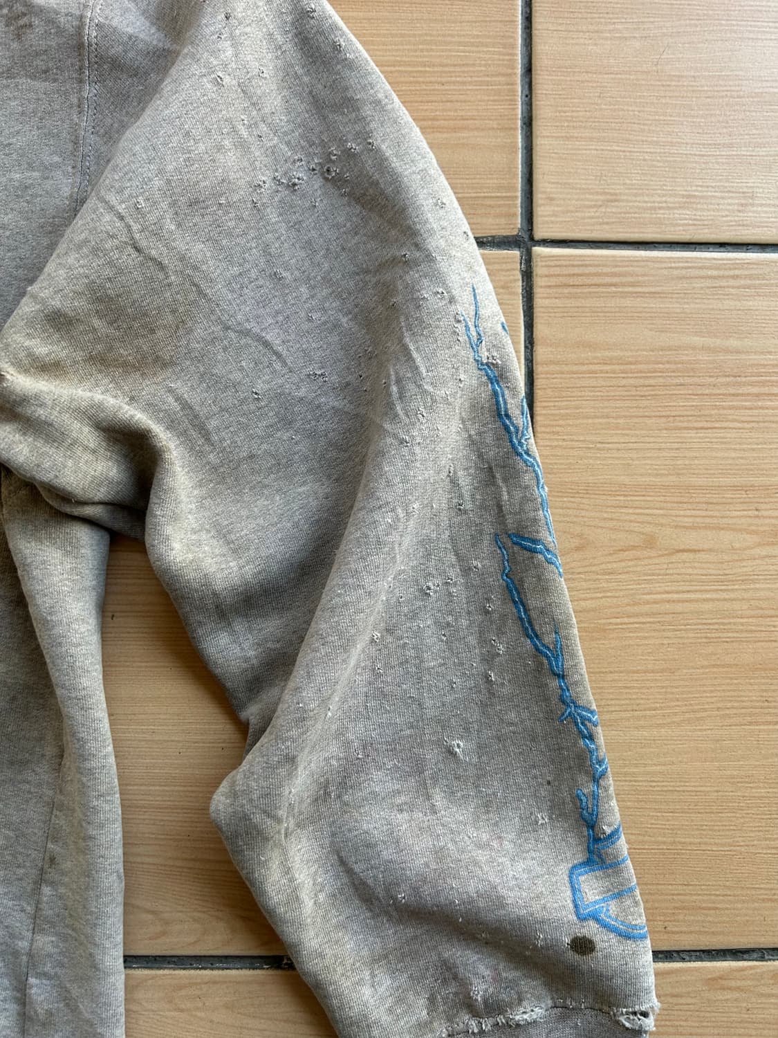 00‘s 할리데이비슨 라이트닝 스웻셔츠 상품이미지5