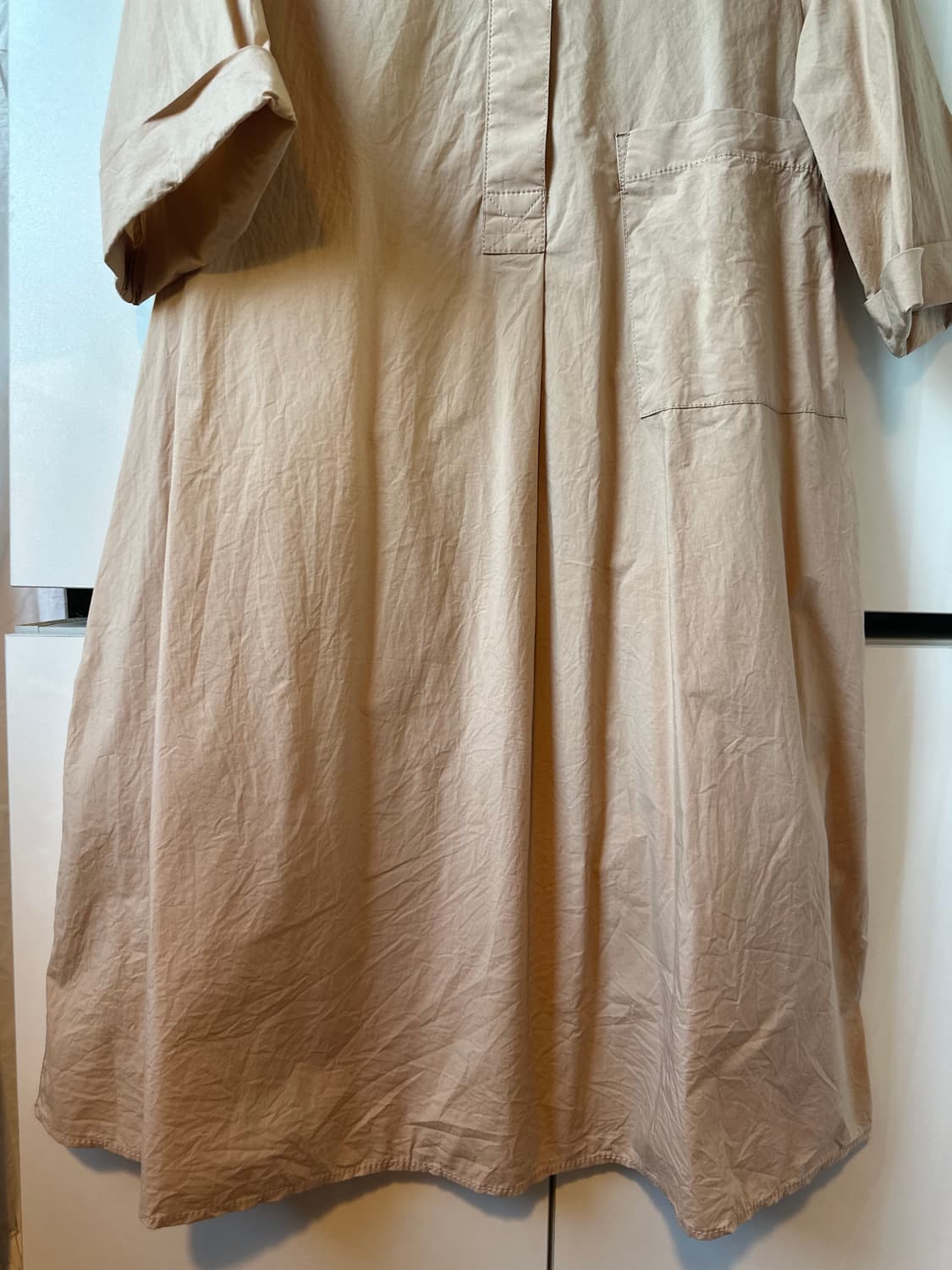 COS 코스 베이지 셔츠형 원피스 상품이미지2