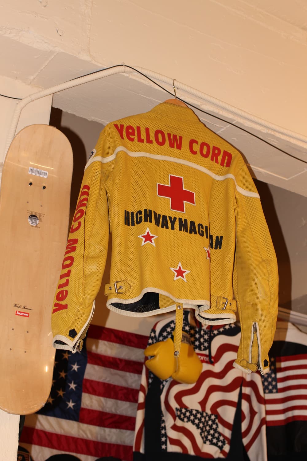 90s Yellow Corn racing jacket 상품이미지2