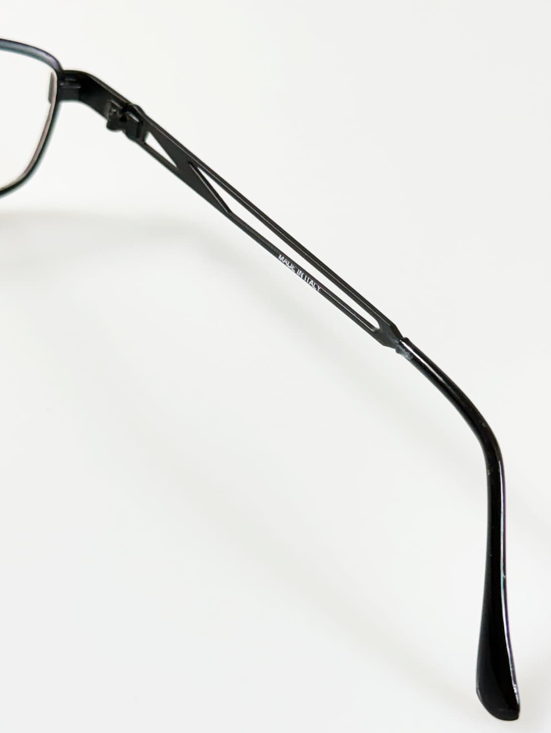 90s STATE 블랙 슬림 스퀘어 메탈 빈티지 안경 상품이미지6