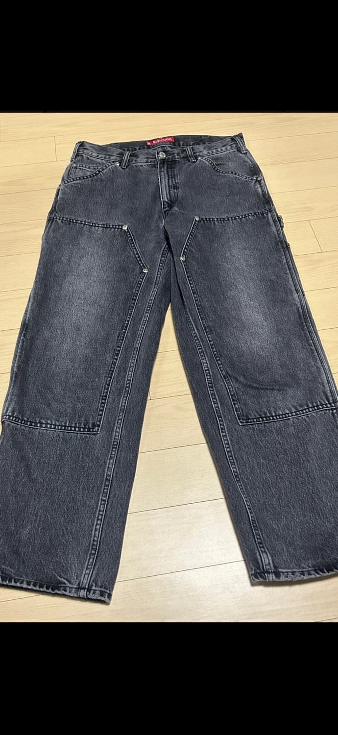 23ss 슈프림 더블니 블랙진 상품이미지3