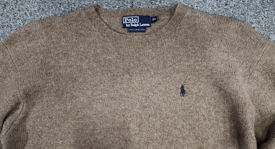 폴로 랄프로렌 빈티지 90s 램스울 니트 95 상품이미지3