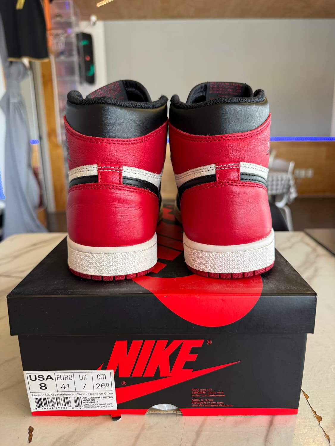 조던1 레트로 하이 OG 브레드토 260 팝니다 상품이미지5