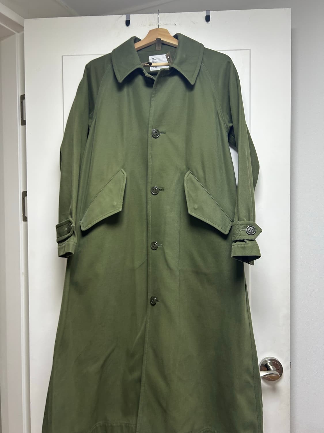 일본브랜드 Jean Neret 카키색 트렌치 코트 상품이미지1